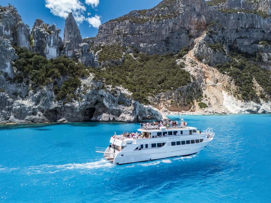 From La Caletta or Orosei: Gulf of Orosei Cruise - A closer look at the Imperatrice boat