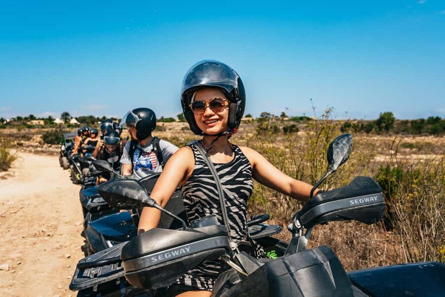 From Malta: Gozo Quad Bike Tour & Comino Boat Tour w/ Lunch - Għasri Valley and the Xwejni Salt Pans