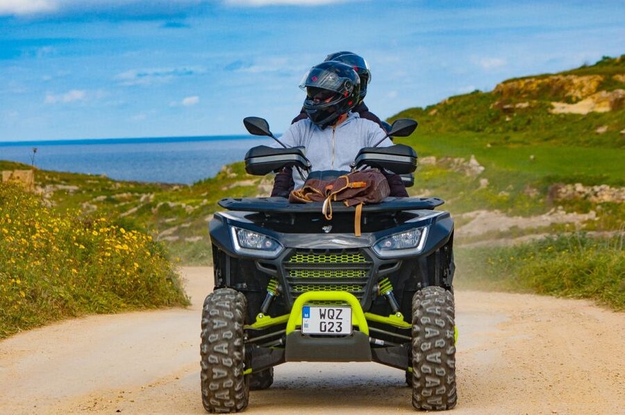 From Malta: Gozo Quad Bike Tour & Comino Boat Tour w/ Lunch - Comino’s caves from a private boat
