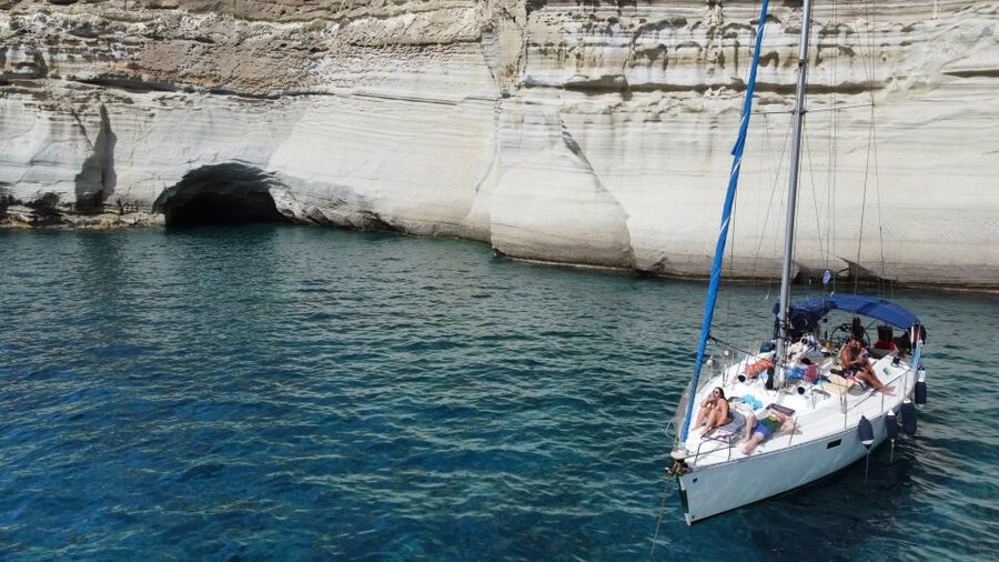 From Milos: Guided Day Cruise to Kleftiko With Lunch - Setting sail from Adamas