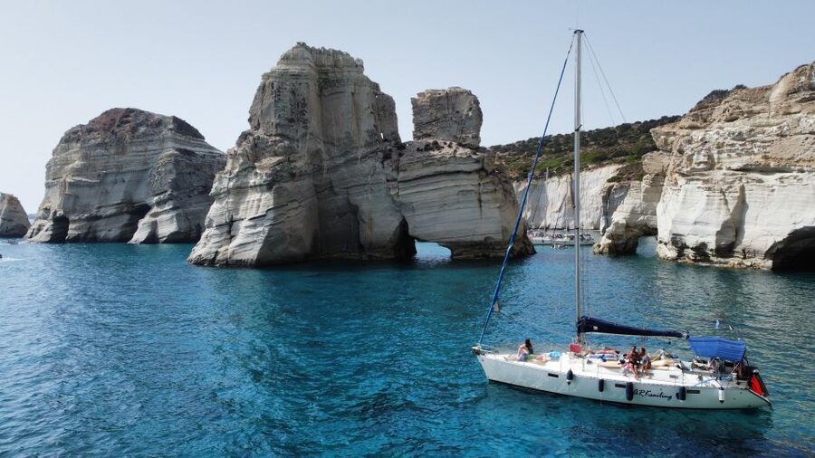 From Milos: Guided Day Cruise to Kleftiko With Lunch - Agios Ioannis and Sykia Cave