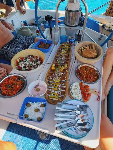 From Milos: Guided Day Cruise to Kleftiko With Lunch - What happens when the wind changes