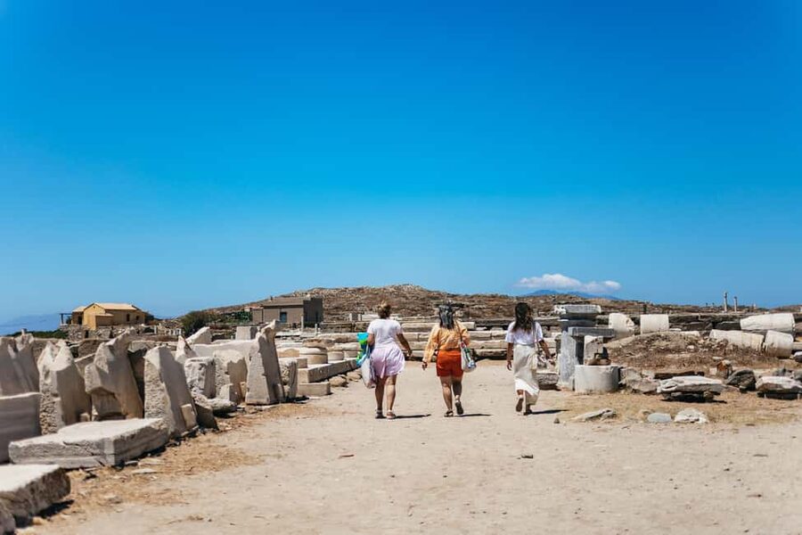 From Mykonos: Cruise to Delos and Rhenia with Lunch - The Ride Back: Music, Dancing, and Rough Water