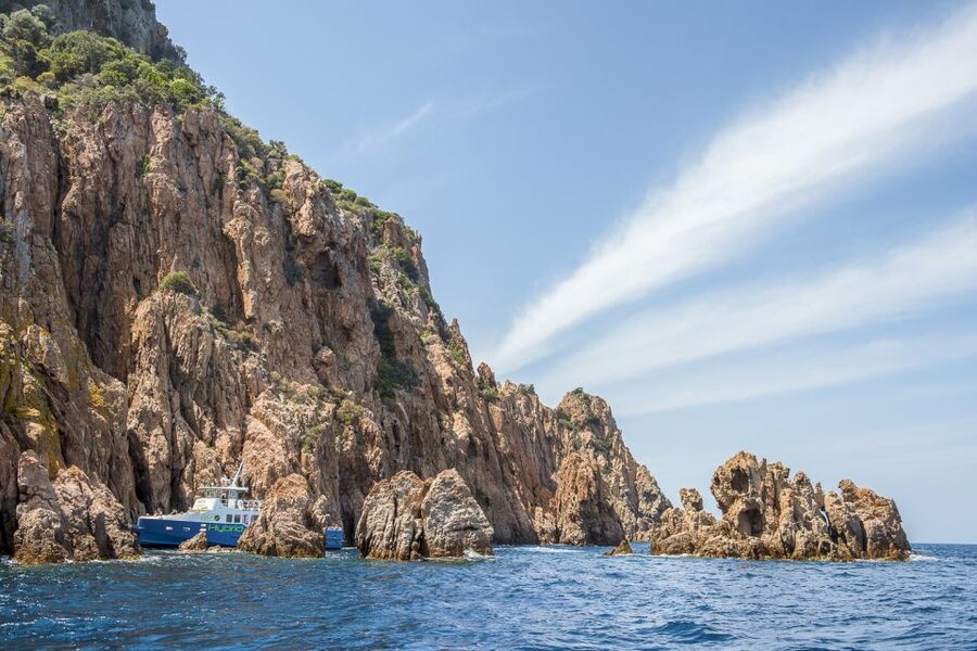 From Ota: Scandola Nature Reserve Eco-Friendly Boat Tour - Getting the best views from the boat