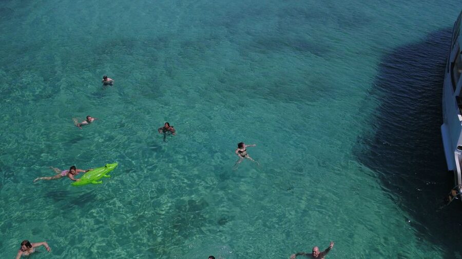 From Ouranoupoli: Blue Lagoon Two Island Cruise - What the $39.52 price really includes