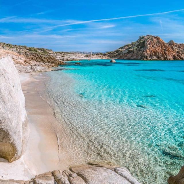 From Palau: La Maddalena Archipelago Boat Tour with Pasta - Spargi and Cala Corsara are the main swimming payoff