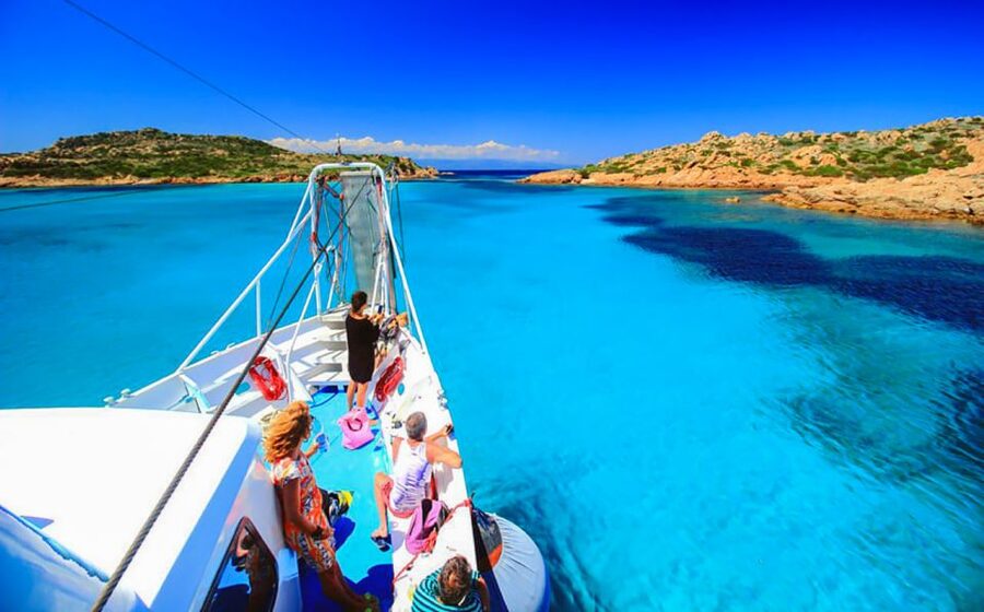 From Palau: La Maddalena Archipelago Day Tour by Boat - Rosa Beach: a five-minute view of a protected icon