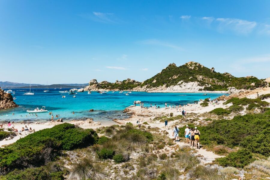 From Palau: La Maddalena Islands Full-Day Trip by Boat - Santa Maria: a second beach, plus the old lighthouse