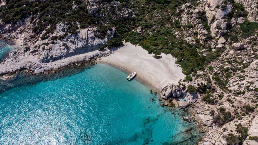 From Palau or La Maddalena: Archipelago Sailing Ship Tour - Budelli and the view of Spiaggia Rosa