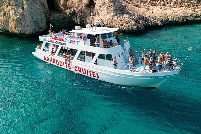 From Protaras: Turtle Cove & Blue Lagoon Cruise - Comfort, commentary, and the onboard setup