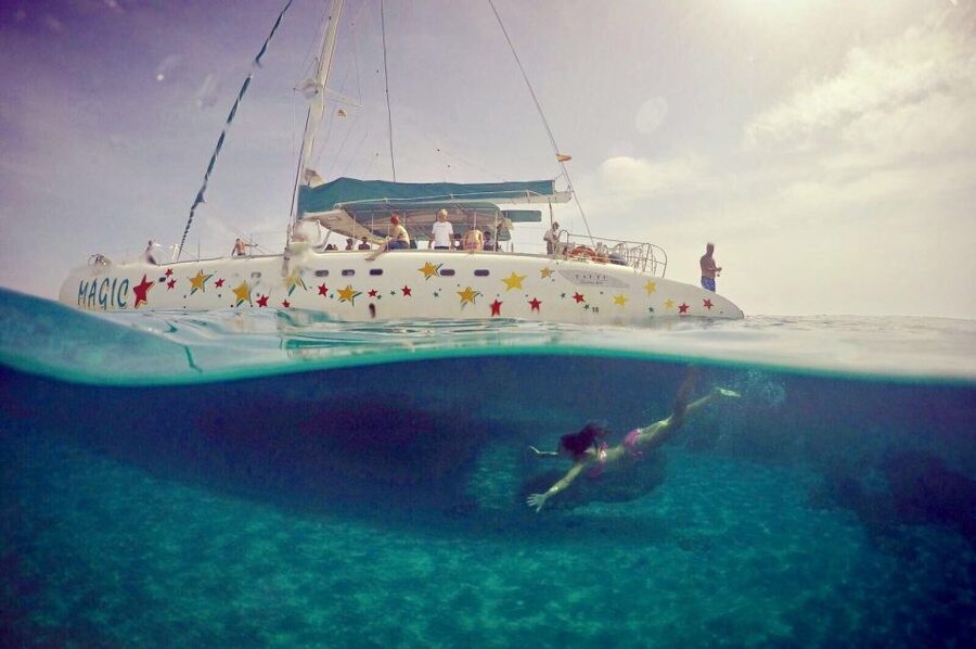From Roses: Catamaran Cruise to Cap de Creus - Leaving Roses for the Costa Brava