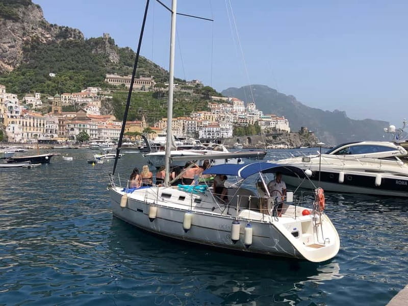 From Salerno: Amalfi Coast Full-Day Sailboat Trip with Lunch - What the $157.47 price really covers