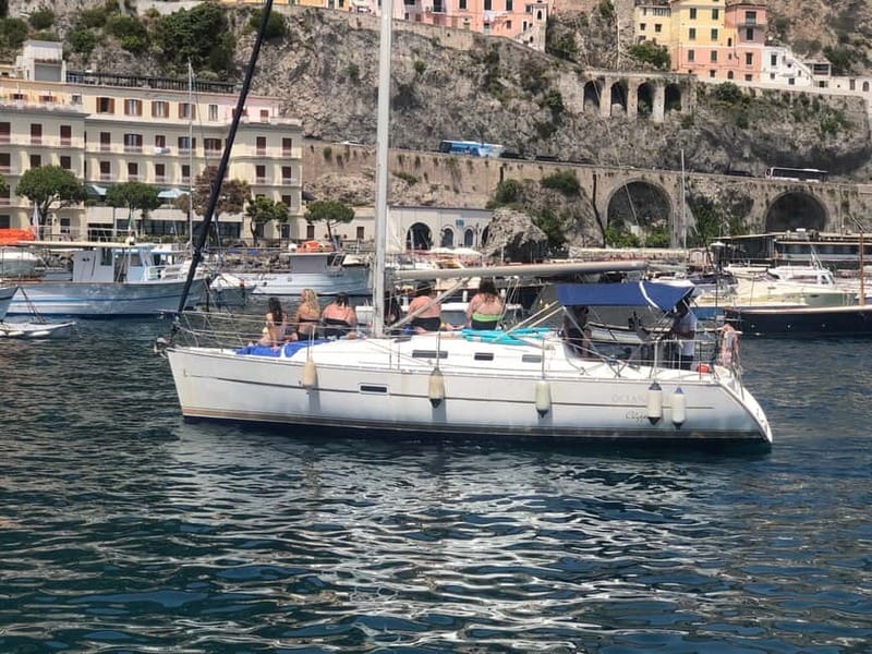 From Salerno: Amalfi Coast Full-Day Sailboat Trip with Lunch - Leaving Salerno and settling into the day
