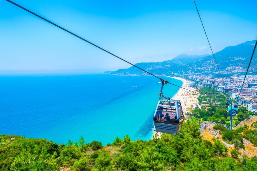 From Side: Alanya Tour with Lunch, Boat Trip, and Cable Car - Hotel pickup from Side and the long road east