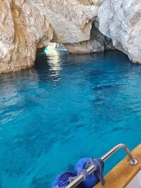 From Sorrento: Capri Boat Tour with Blue Grotto Visit - Swimming and snorkeling from the boat