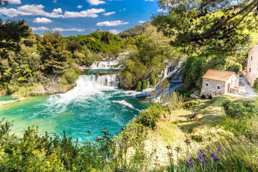 From Split & Trogir: Krka Waterfalls Day Tour with Boat Ride - The 30-minute boat ride to Skradin