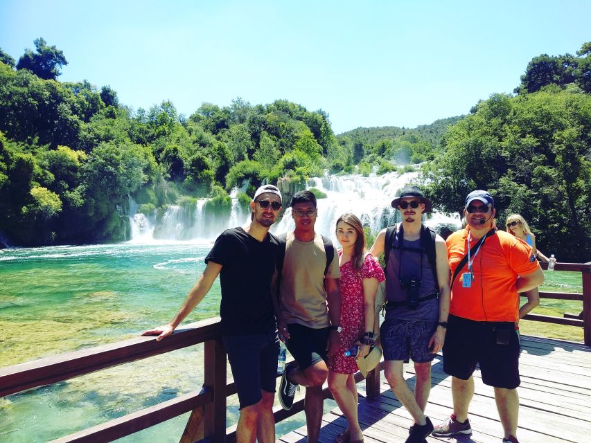From Split & Trogir: Krka Waterfalls Day Tour with Boat Ride - Free time in Skradin