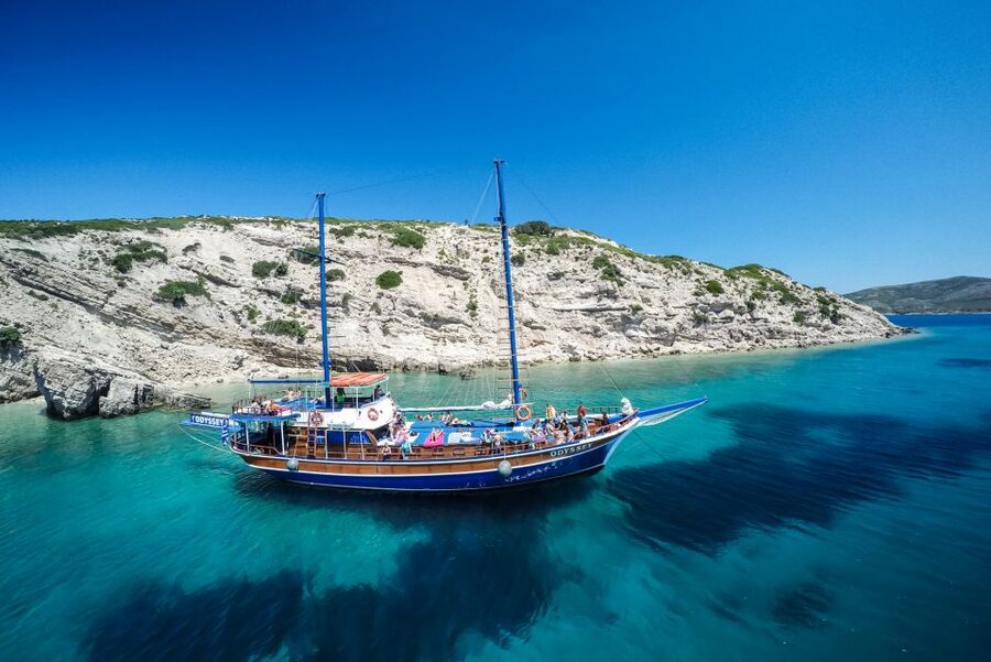 From the Port of Kos: Full Day Boat Cruise to 3 Islands - What the $35 price really includes