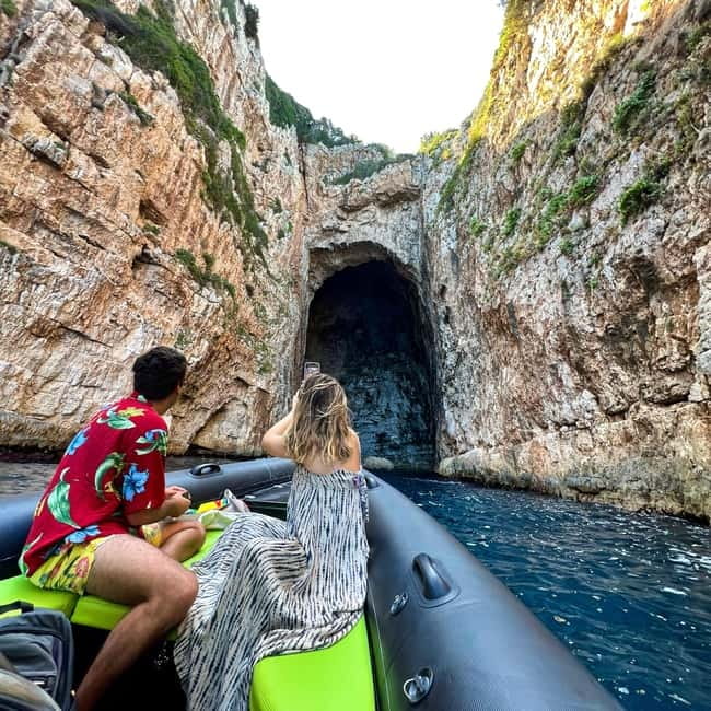 From Vlore: Haxhi Ali Cave & Karaburun Beach Speedboat Tour - The 35-minute speedboat ride to Karaburun