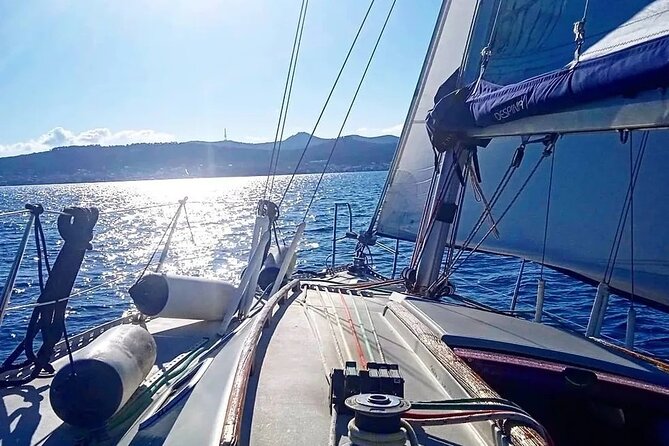 From Zadar: Full day sailing tour - The return sail and the day’s best finish