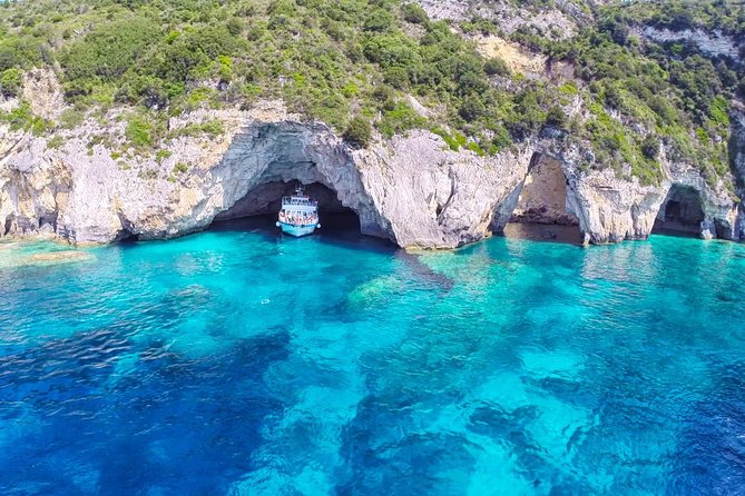 Full-Day Boat Tour of Paxos Antipaxos Blue Caves from Corfu - Paxos cliffs and the Blue Caves