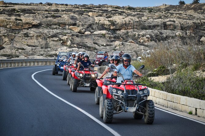 Gozo Full-Day Quad Tour with Private Boat to Gozo & return - Xwejni Salt Pans and the north coast
