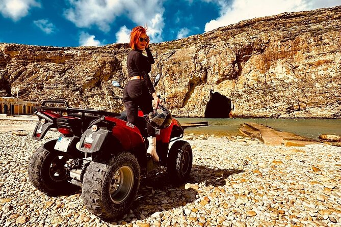 Gozo Full-Day Quad Tour with Private Boat to Gozo & return - Xlendi Bay, Ta’ Pinu, and the western views