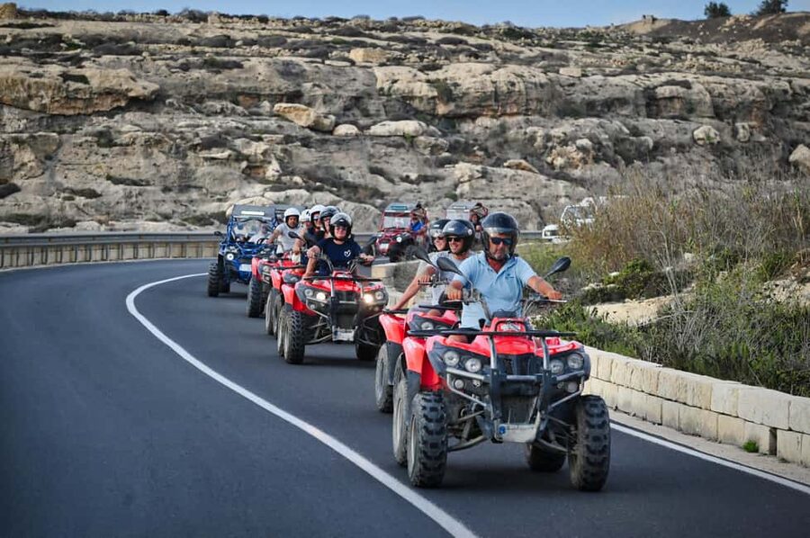 Gozo: Full-Day Quad Tour with Private Round-Trip Boat - From Malta to Gozo by minibus and boat