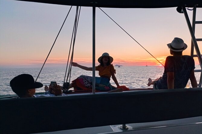Half-Day Exclusive Catamaran Cruise in Santorini with Meal and Open Bar - Thirasia combines snorkeling with the main meal
