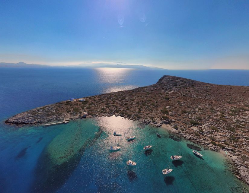 Heraklion: Sailboat Cruise to Dia Island with Drinks & Lunch - Dia Island, a swimming stop with a quiet feel