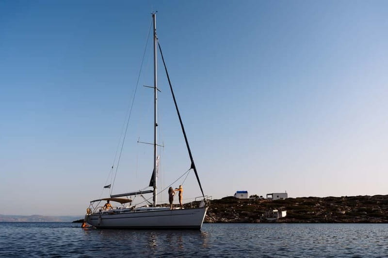 Heraklion: Sunset Sailing Cruise Dia Island with Snorkeling - Sailing Out of Heraklion Toward Dia Island