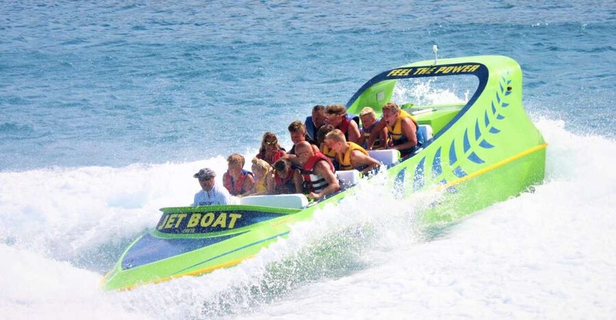 Hersonissos: Jet Boat Tour with Snorkeling - A jet boat ride with a proper swim stop