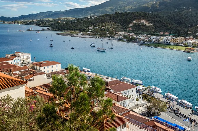 Hydra, Poros and Egina Day Cruise from Athens with Optional VIP Upgrade - Poros: a short waterfront introduction