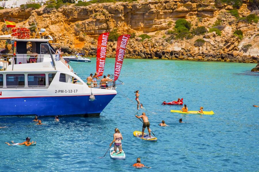 Ibiza: Beach Hopping Cruise w/ Paddleboard, Food, & Drinks - Quick points to know