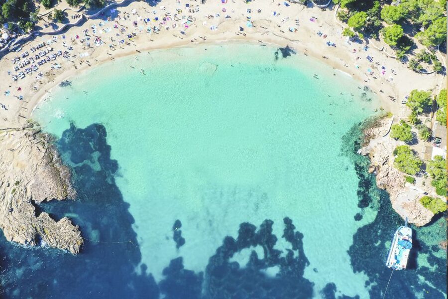 Ibiza: Beach Hopping Cruise w/ Paddleboard, Food, & Drinks - Cala Comte and the final beach views