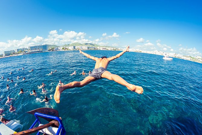 Ibiza Ocean Club Boat Party with 3 Hours Premium Drinks and DJ - The real appeal: Ibiza party energy in daylight