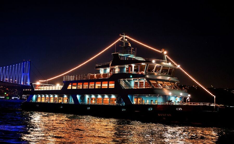 Istanbul: Bosphorus Dinner Cruise w/ Drinks & Entertainment - Passing beneath Istanbul’s two great bridges