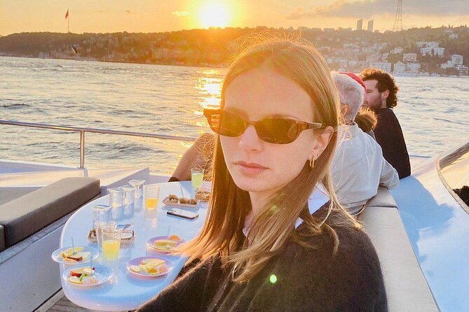 Istanbul Bosphorus Sunset Cruise on Luxury Yacht - Ortaköy Mosque and the first Bosphorus Bridge