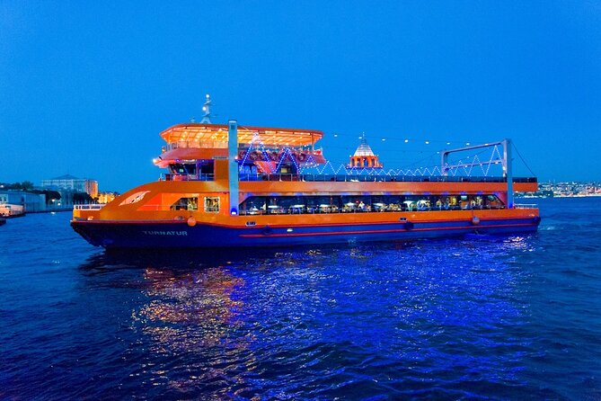 ISTANBUL: Dinner Cruise On The Bosphorus with Turkish night show - From Dolmabahçe Palace to Ortaköy Mosque
