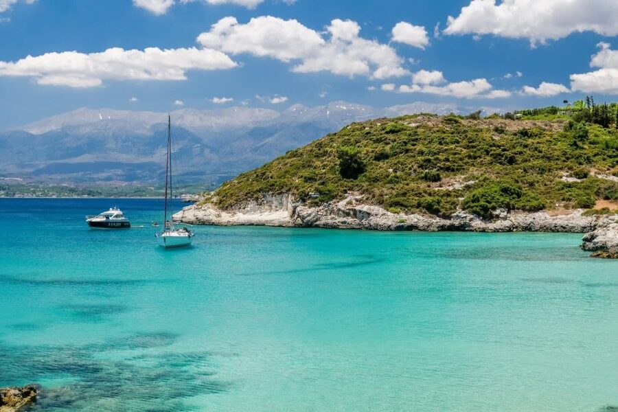 Kolimvari: Sailing Cruise with Meal & Water Activities - Sailing out from Kolymvari Port