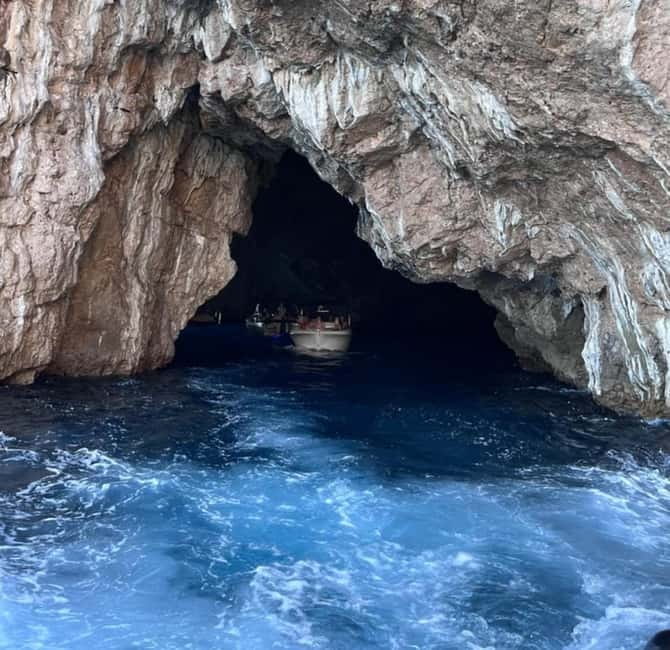 Kotor: Our Lady of the Rocks and Blue Cave Group Boat Tour - Cold War tunnels along the coast