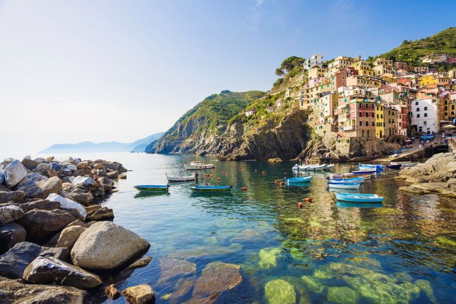 La Spezia: Cinque Terre and Portovenere Full-Day Boat Tour - Riomaggiore to Vernazza from the sea