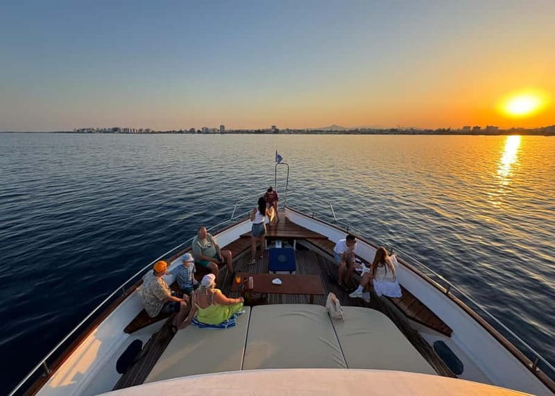 Larnaca: Sunset Cruise with a Glass of Wine - A short cruise with a surprisingly lively finish