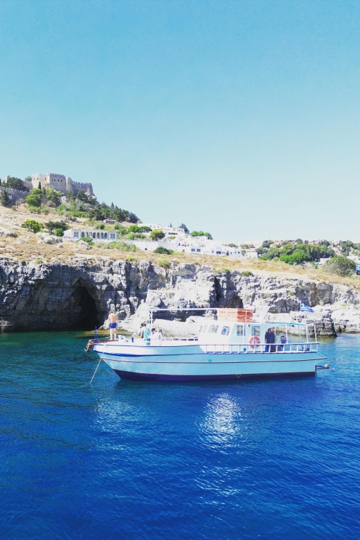 Lindos,Pefkos: All inclusive Swim & Snorkel Boat Cruise - Fresh fruit between swims