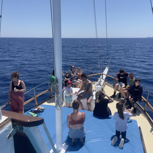 Lindos: Rhodes South-East Coast Cruise with Swim Stops - Calypso gives you room to choose your own pace