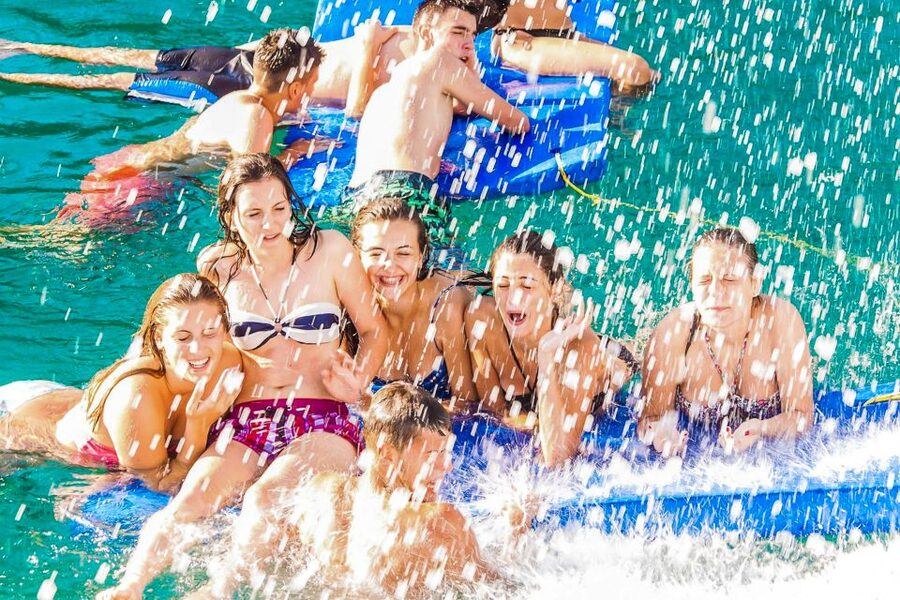 Lloret de Mar: Catamaran Sailing Cruise with BBQ and Drinks - What lunch is really like on the catamaran