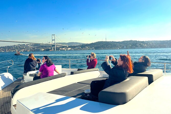 Luxury Bosphorus Yacht Tour – Asian Side Stop & Exploration - Dolmabahçe and the European shore
