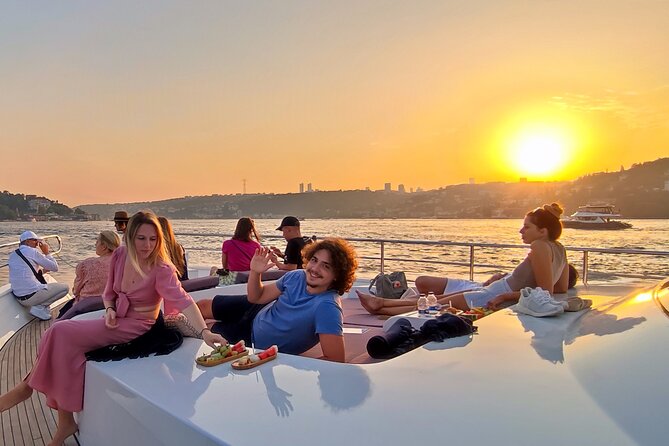 Luxury Sunset Yacht Cruise on the Bosphorus – Refresh & Relax - Ortaköy, the bridge, and the first big photo moment