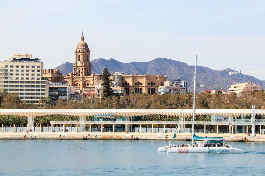 Malaga: Catamaran Sailing Cruise with Swimming & Optional DJ - A short catamaran ride with a clear purpose