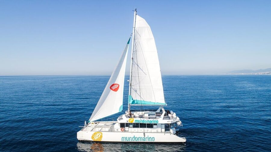 Malaga: Catamaran Sailing Trip with Sunset Option - Cava, music, and the light-show option